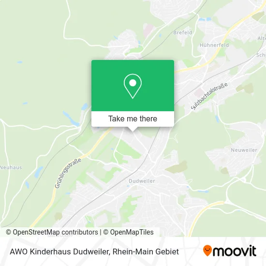 Карта AWO Kinderhaus Dudweiler