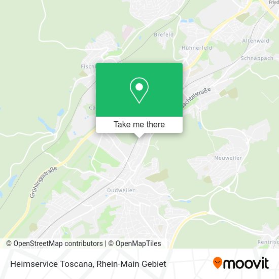 Карта Heimservice Toscana