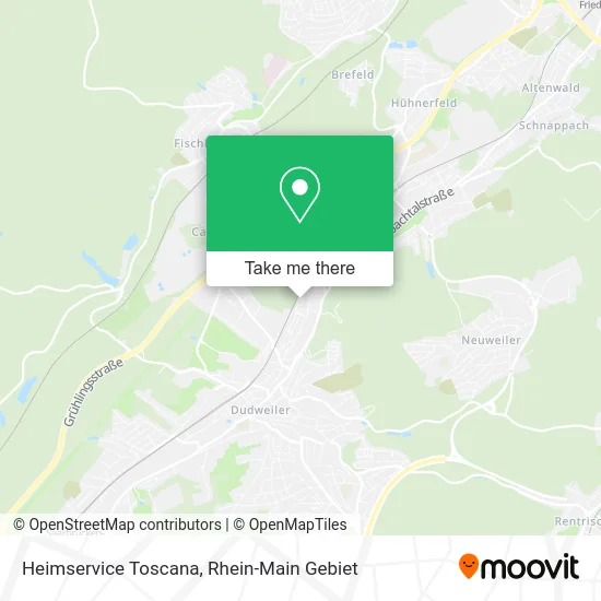 Карта Heimservice Toscana