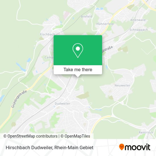 Карта Hirschbach Dudweiler