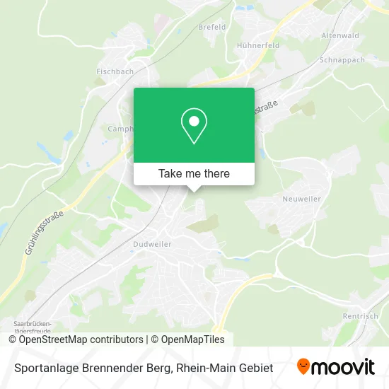 Карта Sportanlage Brennender Berg