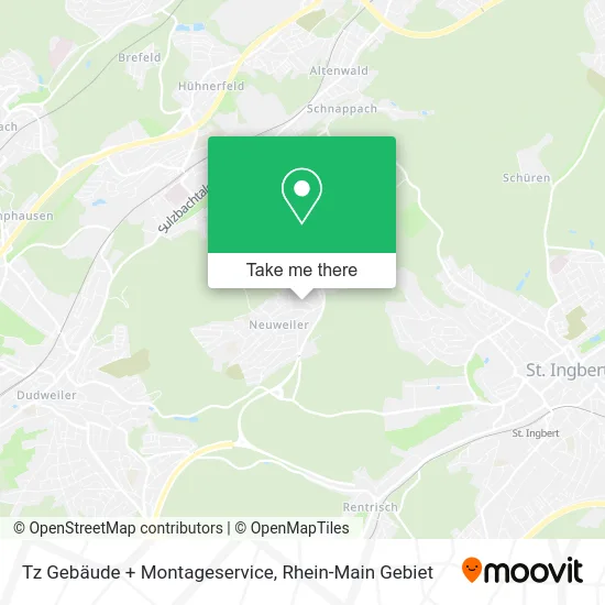 Карта Tz Gebäude + Montageservice