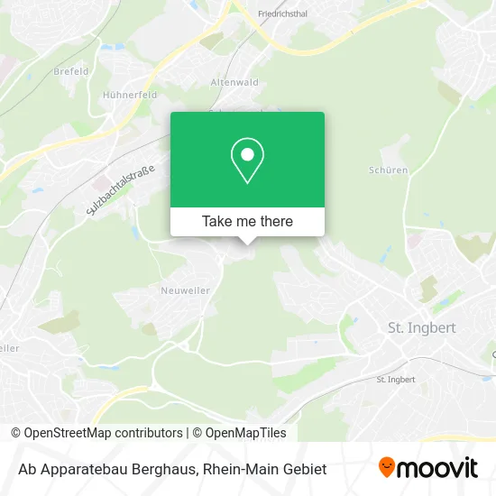 Карта Ab Apparatebau Berghaus