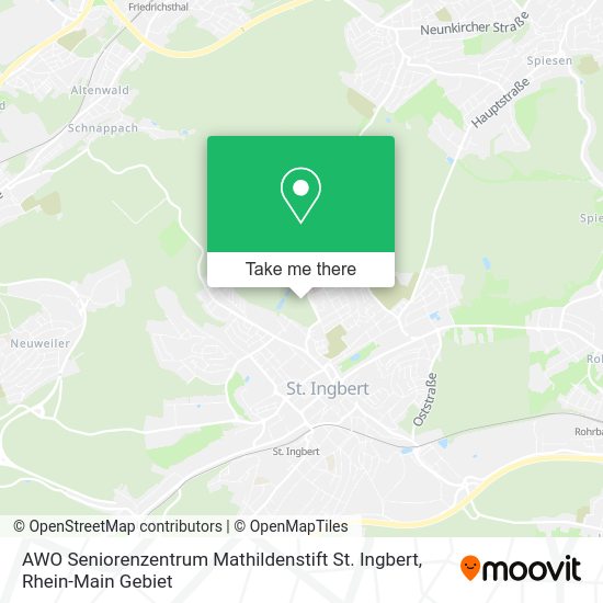 Карта AWO Seniorenzentrum Mathildenstift St. Ingbert