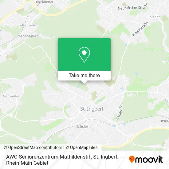 Карта AWO Seniorenzentrum Mathildenstift St. Ingbert