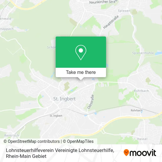 Карта Lohnsteuerhilfeverein Vereinigte Lohnsteuerhilfe