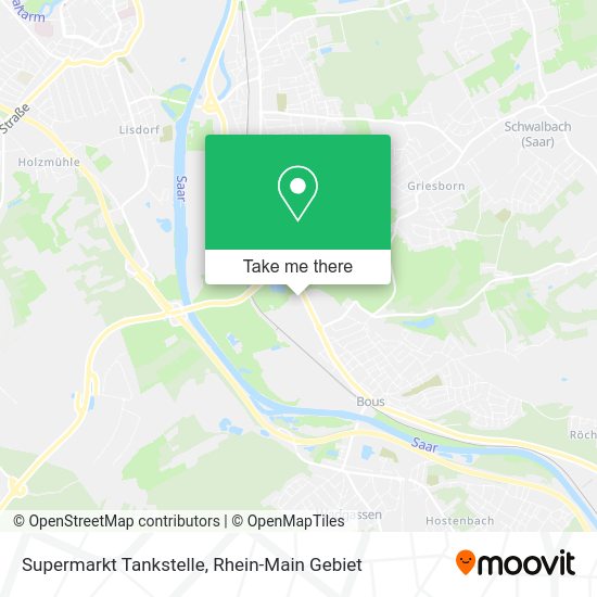 Карта Supermarkt Tankstelle