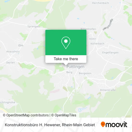 Карта Konstruktionsbüro H. Hewener