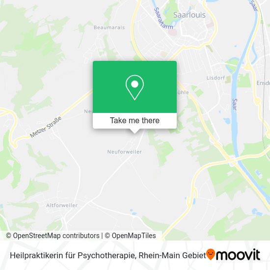 Карта Heilpraktikerin für Psychotherapie