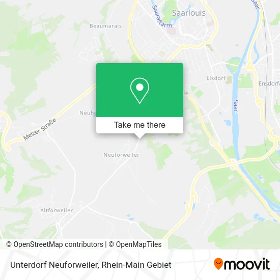 Карта Unterdorf Neuforweiler