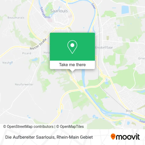 Карта Die Aufbereiter Saarlouis