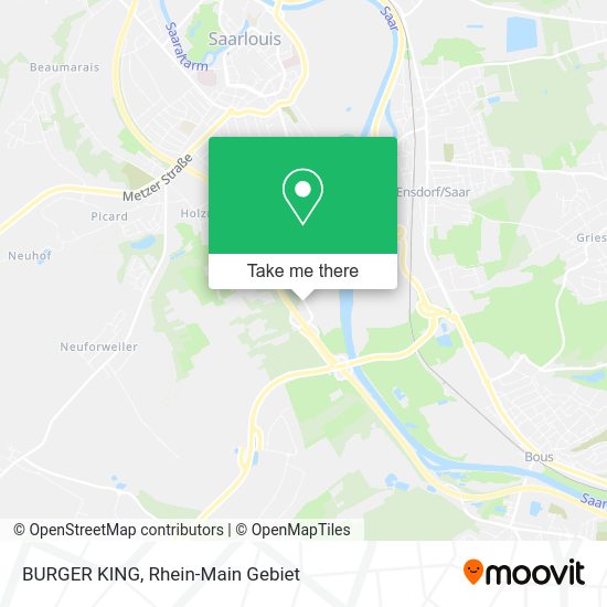 Карта BURGER KING