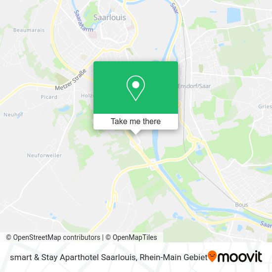 Карта smart & Stay Aparthotel Saarlouis
