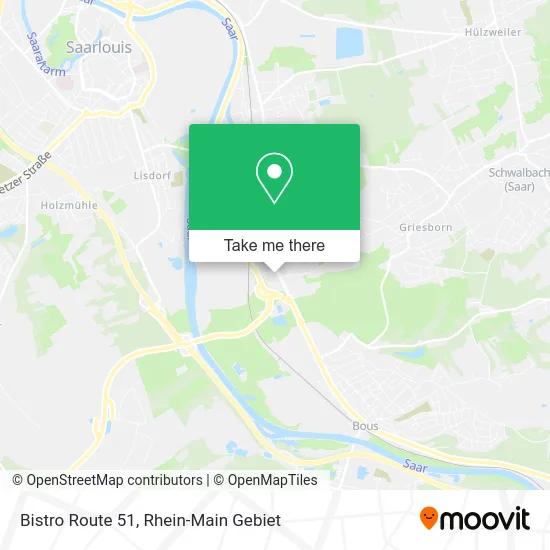 Карта Bistro Route 51