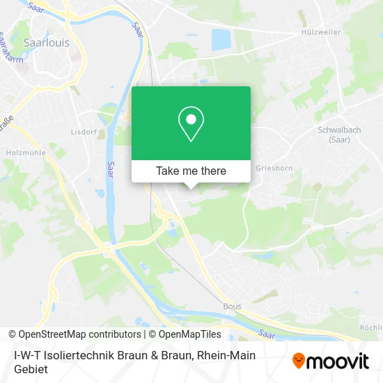 Карта I-W-T Isoliertechnik Braun & Braun