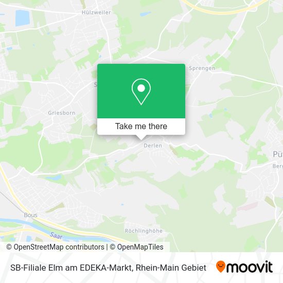 Карта SB-Filiale Elm am EDEKA-Markt