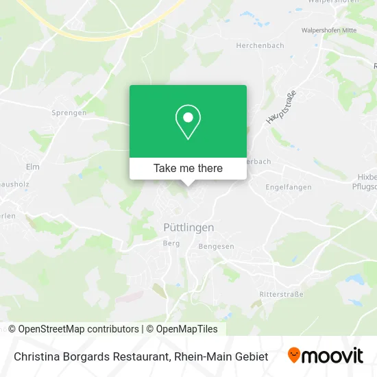 Карта Christina Borgards Restaurant