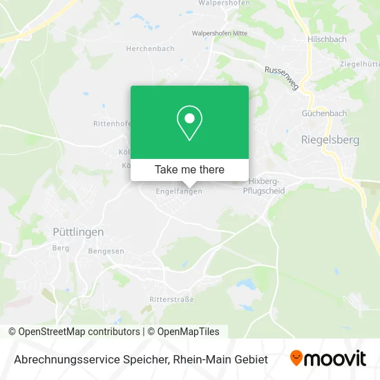 Карта Abrechnungsservice Speicher