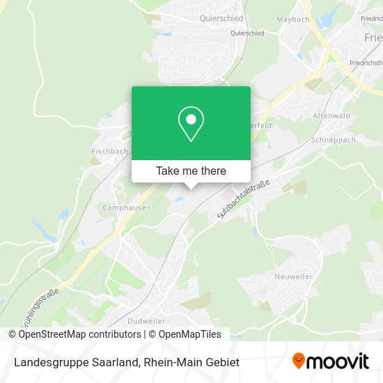 Карта Landesgruppe Saarland