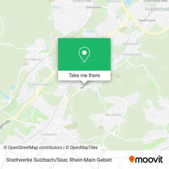 Карта Stadtwerke Sulzbach/Saar