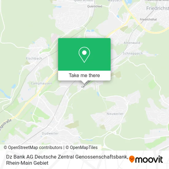 Карта Dz Bank AG Deutsche Zentral Genossenschaftsbank