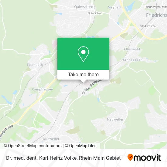 Карта Dr. med. dent. Karl-Heinz Volke