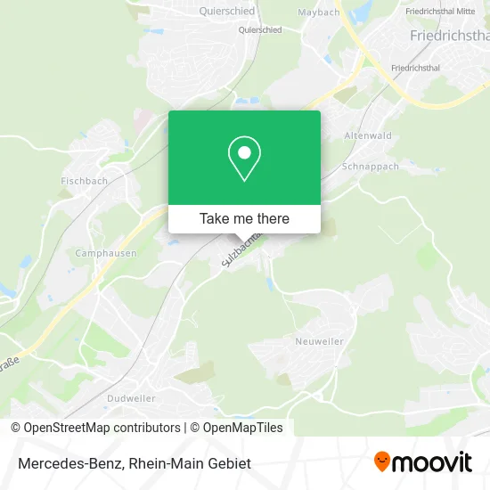 Карта Mercedes-Benz