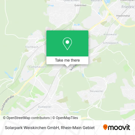 Карта Solarpark Weiskirchen GmbH