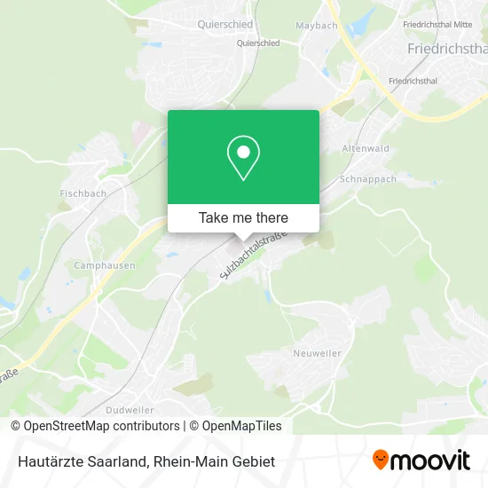 Hautärzte Saarland map