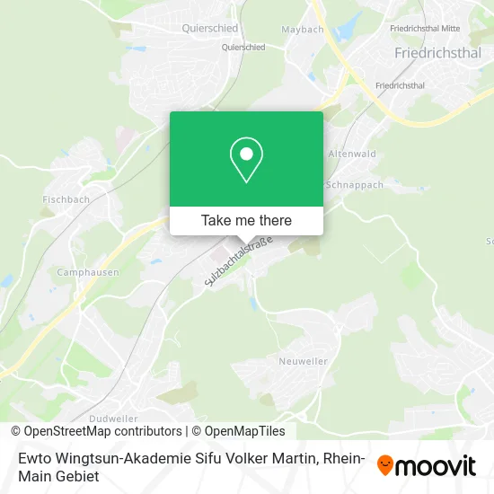 Карта Ewto Wingtsun-Akademie Sifu Volker Martin