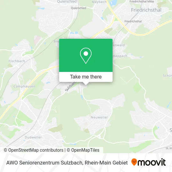 Карта AWO Seniorenzentrum Sulzbach