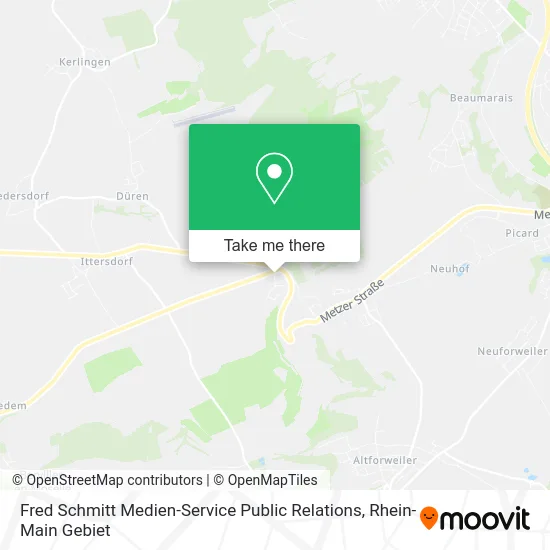 Карта Fred Schmitt Medien-Service Public Relations