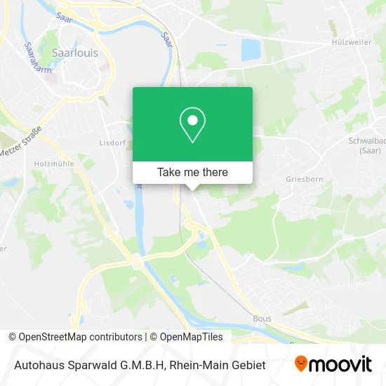 Карта Autohaus Sparwald G.M.B.H