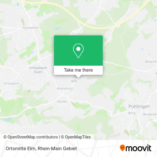 Ortsmitte Elm map