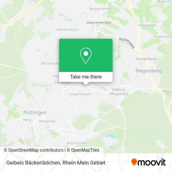 Карта Geibels Bäckerlädchen