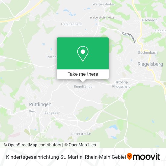 Карта Kindertageseinrichtung St. Martin