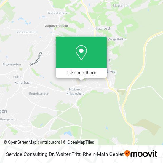 Карта Service Consulting Dr. Walter Tritt