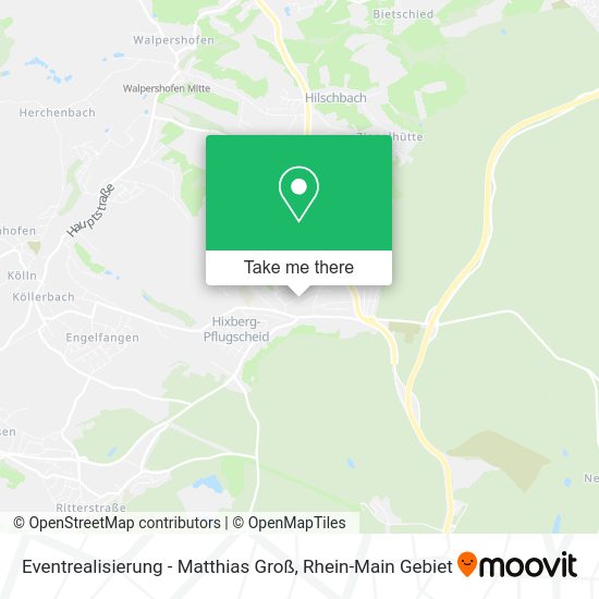 Карта Eventrealisierung - Matthias Groß