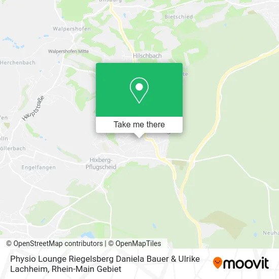 Карта Physio Lounge Riegelsberg Daniela Bauer & Ulrike Lachheim