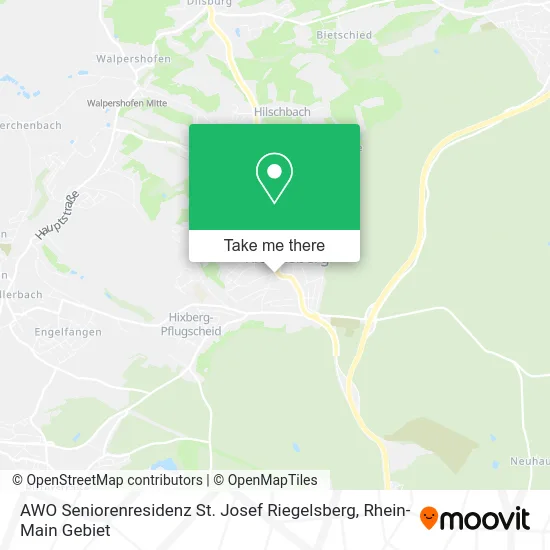 Карта AWO Seniorenresidenz St. Josef Riegelsberg