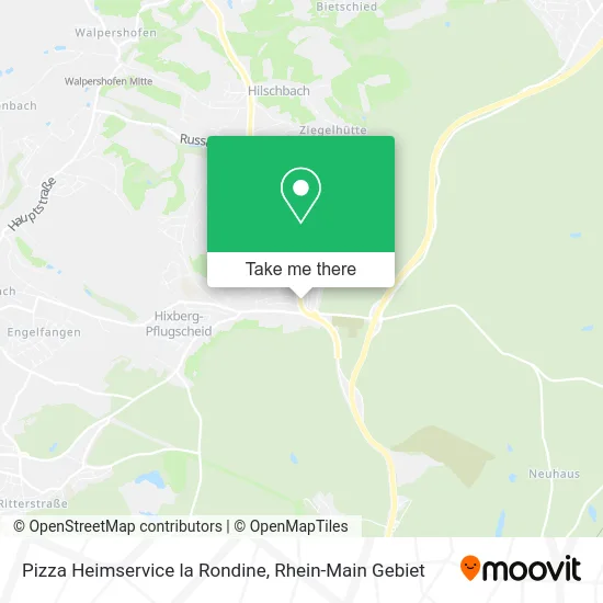 Карта Pizza Heimservice la Rondine