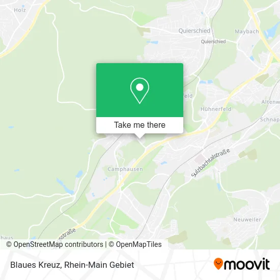 Карта Blaues Kreuz