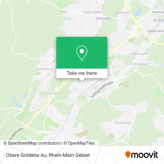 Карта Obere Goldene Au