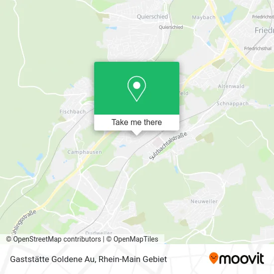 Карта Gaststätte Goldene Au