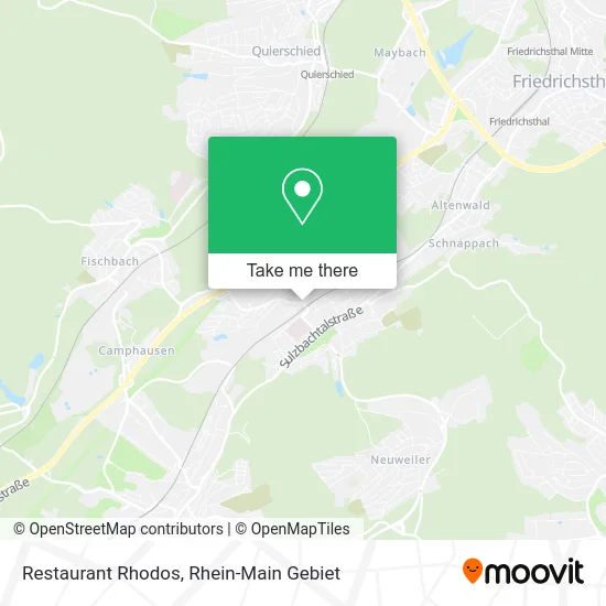 Карта Restaurant Rhodos