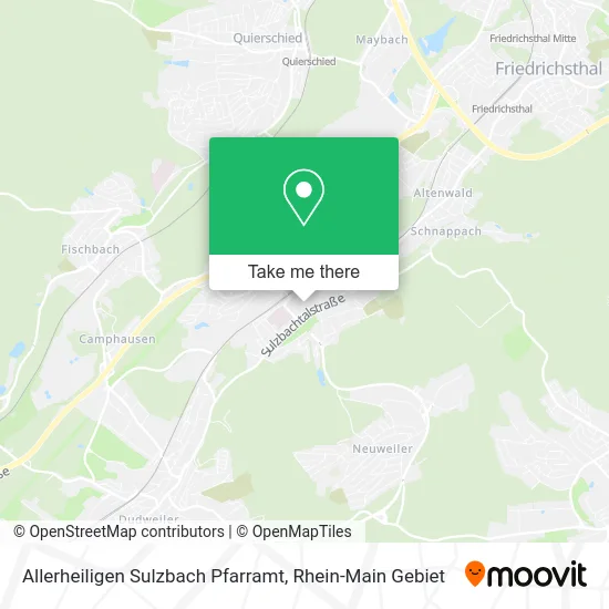Карта Allerheiligen Sulzbach Pfarramt