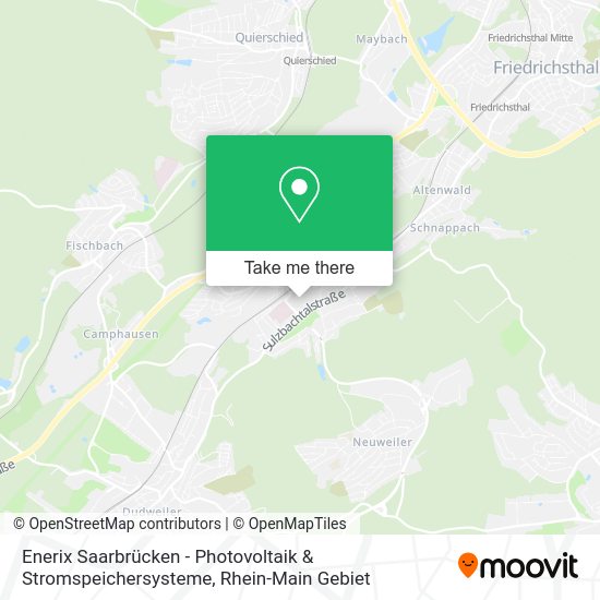 Карта Enerix Saarbrücken - Photovoltaik & Stromspeichersysteme