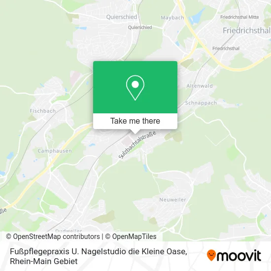 Карта Fußpflegepraxis U. Nagelstudio die Kleine Oase