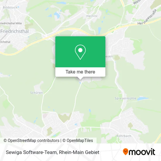Sewiga Software-Team map