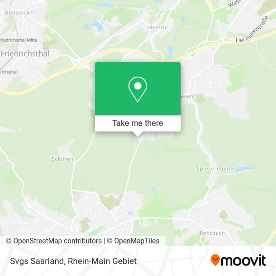 Svgs Saarland map